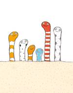 にょきっ！ ちんあなご