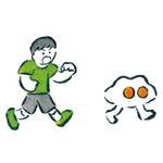 めだまやきがにげました