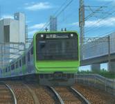 やまのてせんが はしる