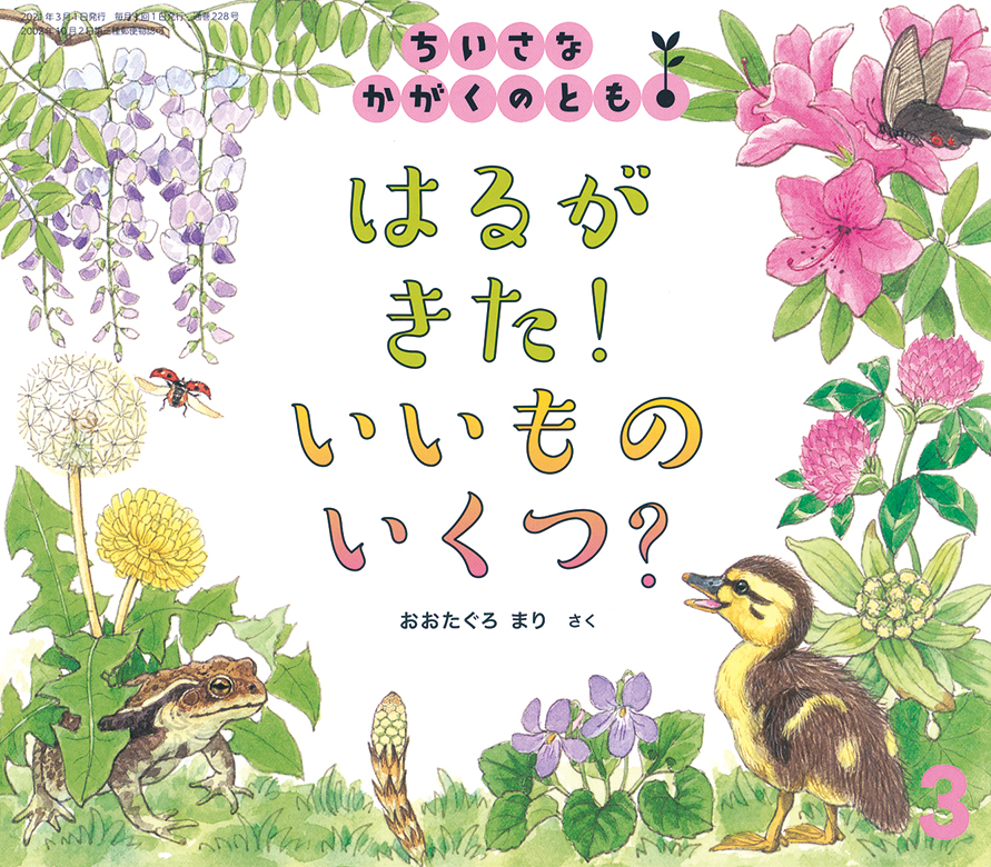 ちいさなかがくのとも 2021年3月号『はるが　きた！　いいもの　いくつ？』