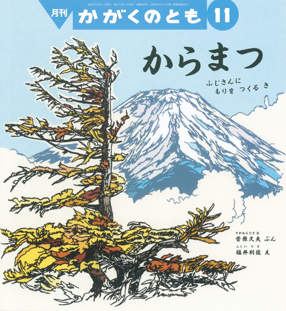 かがくのとも 2022年11月号『からまつ』