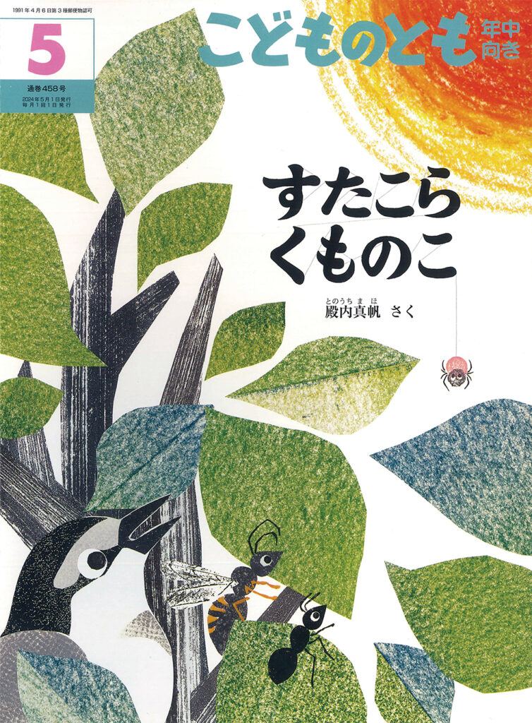 こどものとも年中向き 2024年5月号『すたこら くものこ』