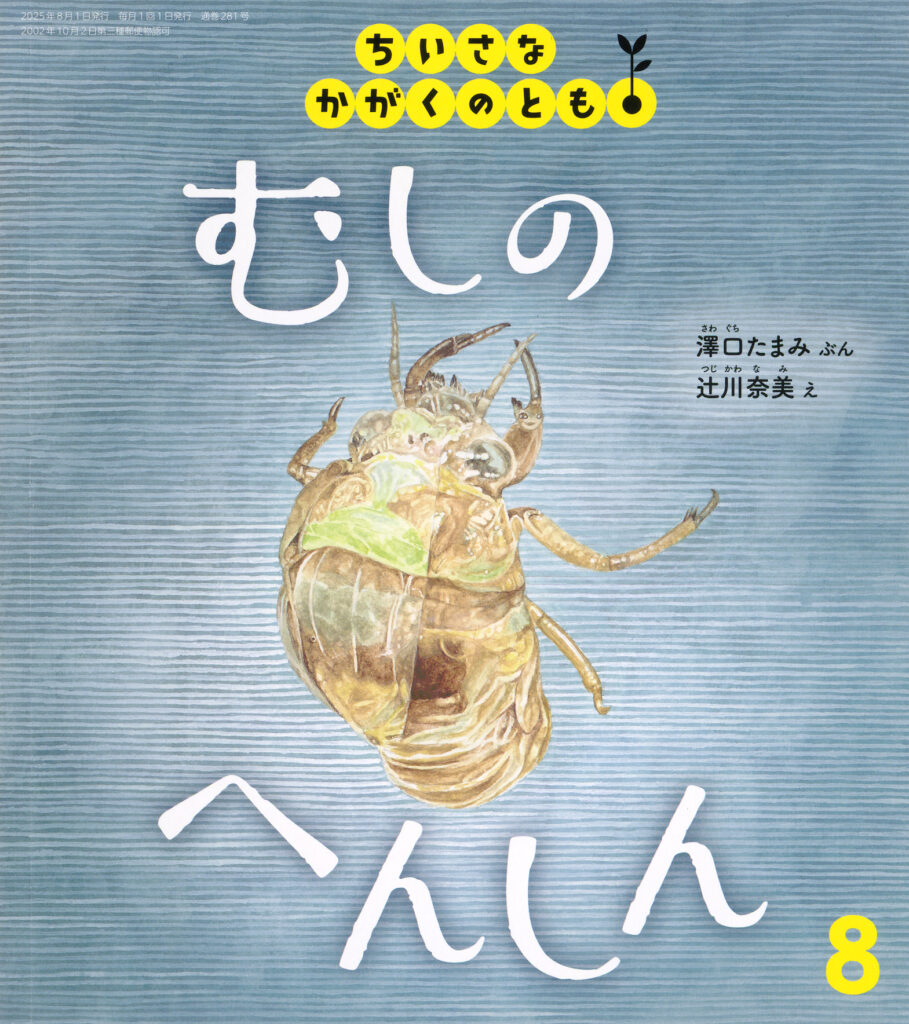 ちいさなかがくのとも2025年8 月号『むしのへんしん』